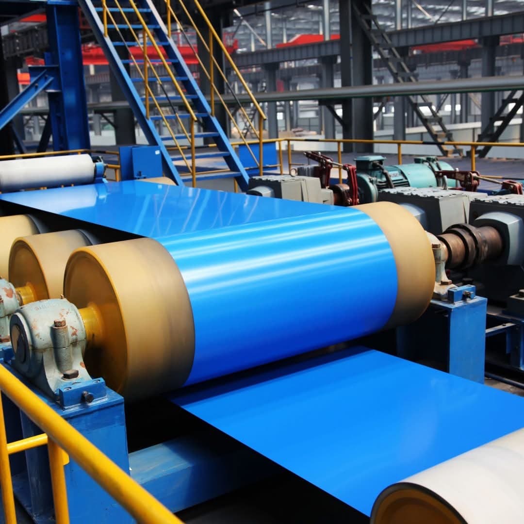 BWL colour-coating line producing pre-painted steel coil